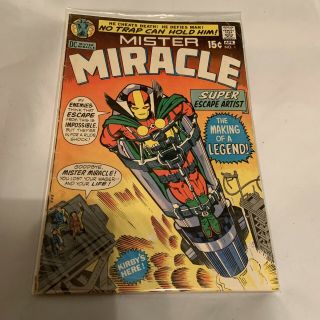 Mister Miracle 1 Jack Kirby Dc Comics 1971 Gods Movie