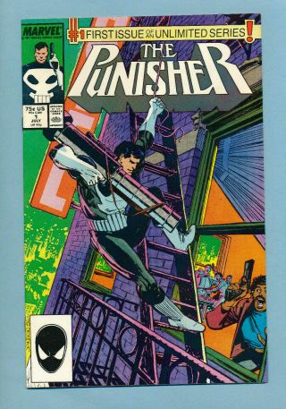 Marvel The Punisher 1 Of The Limited Series From 1987 Comic Book Nm Never Read