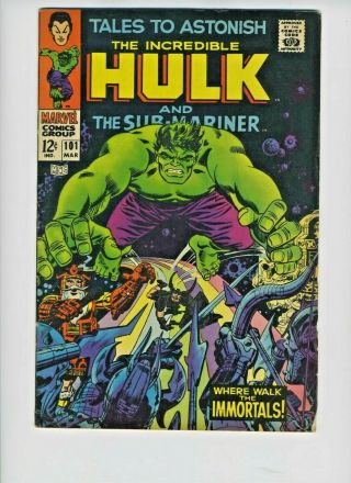 Marvel Comics Tales To Astonish 101 Immortals The Incredible Hulk