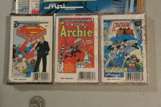 MPI Comics & Cassettes Batman Superman Man of Steel World of Archie 543 4