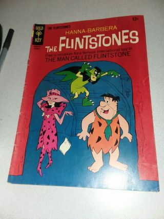 The Flintstones Man Called.  36 Gold Key 1966 Cold War Era Spy Parody Movie Ad