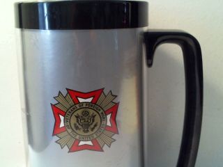 Vintage Thermo Serv Cup Mug - Veterans Of Foreign Wars Vfw - United States