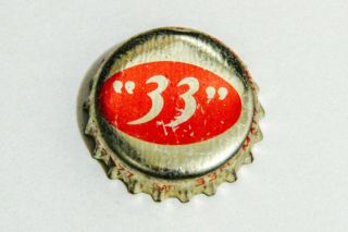 Old Extremely Rare Collectible Bottle Cap " 33 " Export Lager Beer,  Vietnam