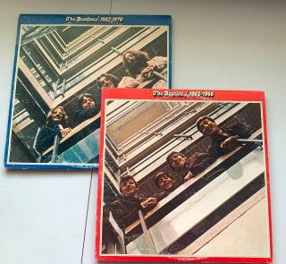 The Beatles 1962 - 1966 & 1967 - 1970 Greatest Hits Set Of 2 Double Vinyl Lp 