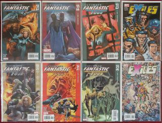 Marvel Zombies 8 Comic Ultimate 21 22 23 Fantastic 4 Four 30 31 32 Exiles 85 86