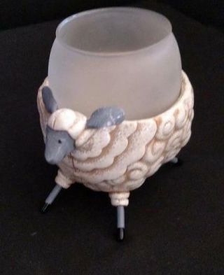 Sheep Lamb Votive Tealight Candle Holder Ranger Gift Retired Nos