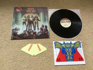 Kiss “love Gun” 1977 France Vinyl Lp,  Unbuilt Love Gun Toy