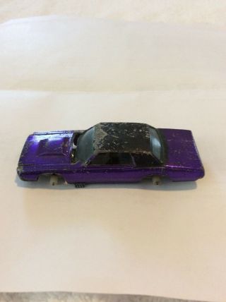 Vintage 1967 Mattel Hot Wheels Redlines Purple Custom T - Bird Usa Toy Car