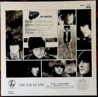 Beatles - Rubber Soul LP [Vinyl New] 180gm Vinyl STEREO {Remastered} In My Life 2