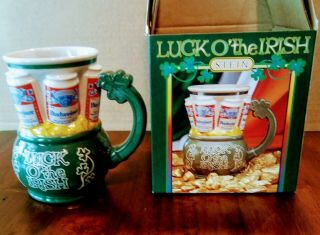 Anheuser Busch Luck Of The Irish Collector Beer Stein 1993 Nib