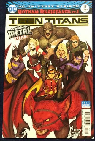 Teen Titans 12 Variant - 1st Appearance Of The Batman Who Laughs - Dc Comics