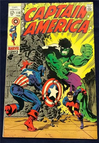 Captain America 110 - 1st Appearance Of Madame Hydra Silver Age 1969