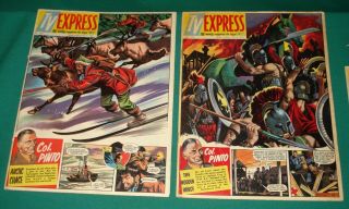TV Expressx 5 July 1961 348 - 352 Spot - On adverts DangerMan Biggles Cutaways Good 2