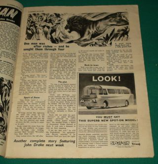 TV Expressx 5 July 1961 348 - 352 Spot - On adverts DangerMan Biggles Cutaways Good 5