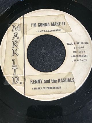 ♫ Kenny And The Kasuals “Journey To Tyme“ Mark 1006 45 Killer Psych Garage HEAR 4