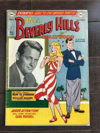 Miss Beverly Hills Of Hollywood 2 Vg/fn Gga Romance Cover L@@k