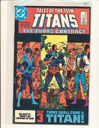 Tales Of The Teen Titans 44 (1984) 1st Nightwing Origin Of Deathstroke Fine,