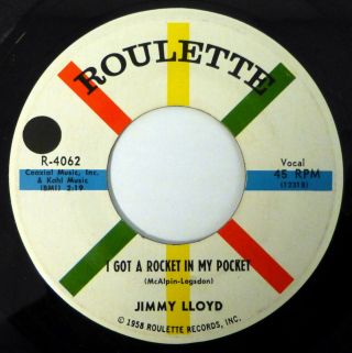 Jimmy Lloyd 45 I Got A Rocket.  /you 