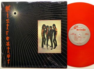 Mistreater Self Titled Lp - 1985 Usa Red Vinyl Heavy Metal Rp495