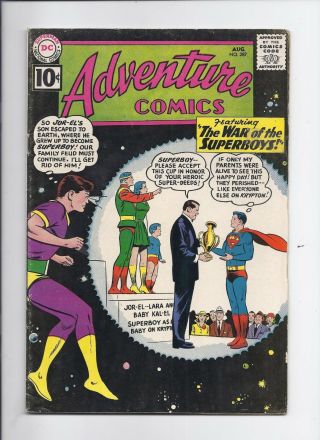 Adventure Comics 287 - Vg,  - Bizzaro / Legion 1961 - Low $19.  95 B.  I.  N.