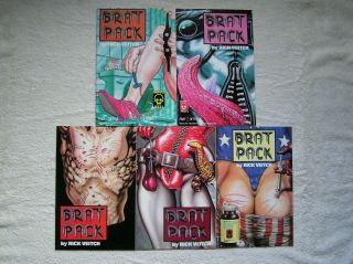 Brat Pack S 1,  2,  3,  4,  5 Complete Series Rick Veitch (1990,  King Hell Press)