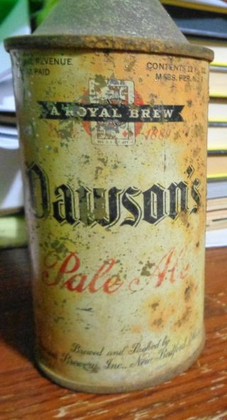 Dawson ' s Pale Ale Cone top beer can IRTP Mass. 4