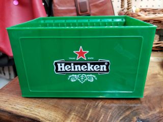 Heineken Cd Rack Vintage Plastic Beer Crate Style Collectible Compact Disc Case