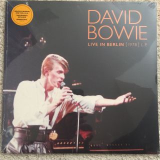 David Bowie “live In Berlin” 1978 Lp Brooklyn Museum Exclusive 12 " Orange Vinyl