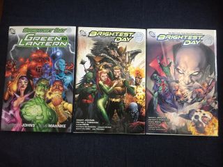 Green Lantern Brightest Day,  Volume 2 & 3 Dc Comics Geoff Johns Dc Comic Books