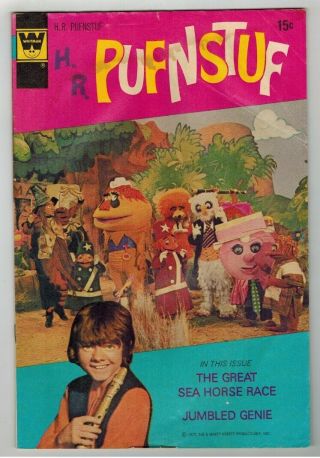 H.  R.  Pufnstuf 7 - Great Photo Cover - Whitman/gold Key/1972