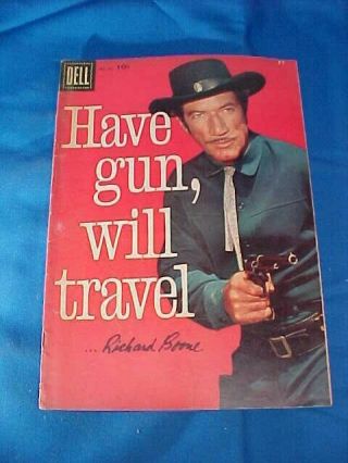 1958 Dell Four Color Issue 932 Have Gun Will Travel Palladin Comic Book