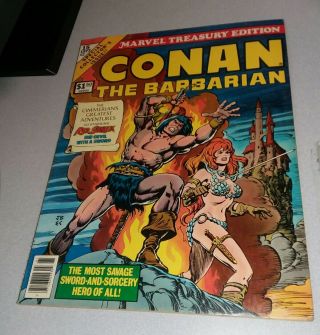 Marvel Treasury Edition 15 Conan The Barbarian 1978 Red Sonja Bronze Age Comics