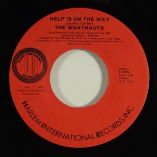 Whatnauts " Help Is On The Way " Modern Soul 45 Harlem Int 