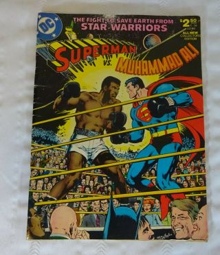 Dc Superman Vs.  Muhammad Ali Collectors Edition Comic Book (large) 1978