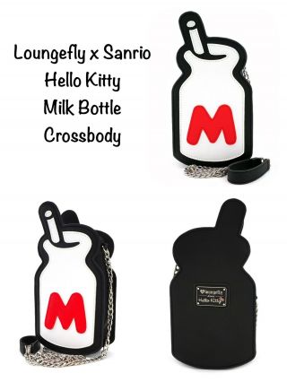 Nwt Loungefly X Sanrio Hello Kitty Milk Bottle Crossbody Bag