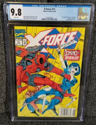 X - Force 11 Cgc 9.  8 1st Real Domino Newsstand Edition
