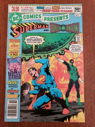Dc Comics Presents Superman And Green Lantern 26 1st Appearance Teen Titans