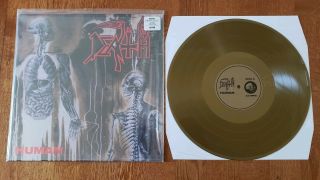Death Human Gold Colored Vinyl Lp Limited To 500 Copies Relapse Records
