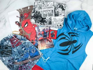 Loot Crate Marvel Gear,  Goods Spider - Man Box