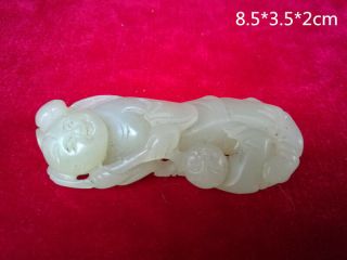 Chinese Jade Carving Of Exquisite Handicrafts Elderly And Children