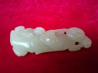 Chinese jade carving of exquisite handicrafts elderly and children 2