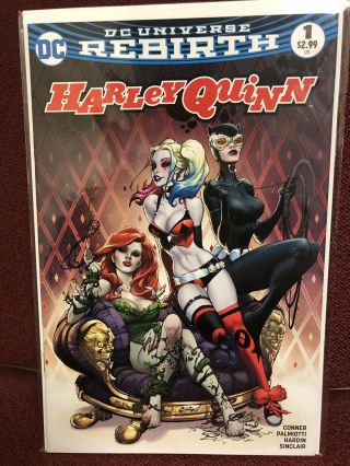 Harley Quinn 1 Rebirth - Benitez Comicherou Variant - Catwoman Poison Ivy - Nm