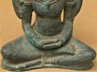 Extremely Old Antique Raw Bronze Hindu God Sculptures - Possibly Ancient 4