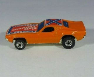 1970 Hot Wheels Orange Metal Dixie Challenger Toy Dodge Car 3 " Usa