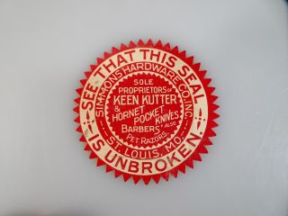 Keen Kutter,  Hornet Pocket Knives,  Antique Advertising Knife Label - 56076
