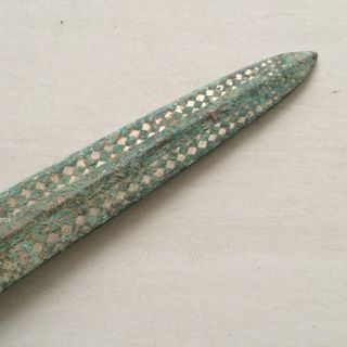 antique The ancient Chinese bronze sword. 5