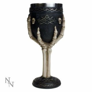 Nemesis Now U0010a3 Tribal Skeleton Goblet Chalice Gothic Fantasy Wine Glass
