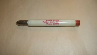 Knute Olsen Platte South Dakota Ph.  32W2 Pioneer Seed Corn Bullet Pencil 3