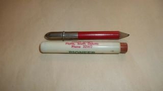 Knute Olsen Platte South Dakota Ph.  32W2 Pioneer Seed Corn Bullet Pencil 4