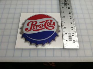 Coca Cola Pepsi Cola Decal Soda Cap Sticker 6 "